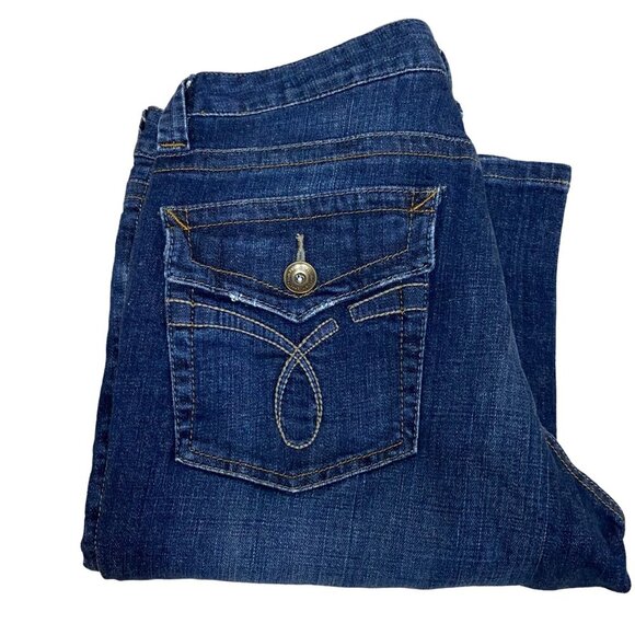 CALVIN KLEIN JEANS LEAN BOOT CUT JEANS SIZE 12 - Picture 6 of 6